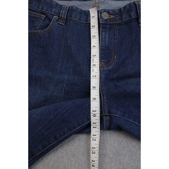 Nicole Miller Jeans Womens Size 14 Blue Denim Bootcut Leg Mid Rise 5 Pockets - Picture 6 of 7